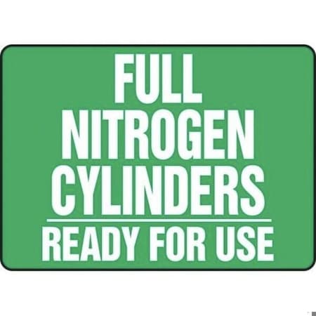 Accuform CYLINDER  COMPRESSED GAS SIGN MWLD508XT MWLD508XT